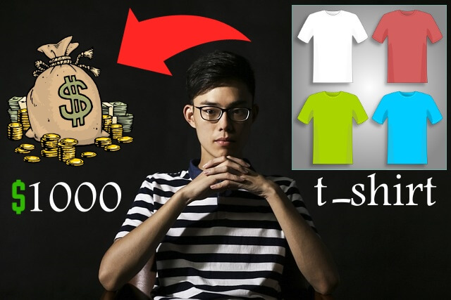 الربح من الانترنت ازيد من 1000 دولار شهرياً من بيع تصميم تيشرتات