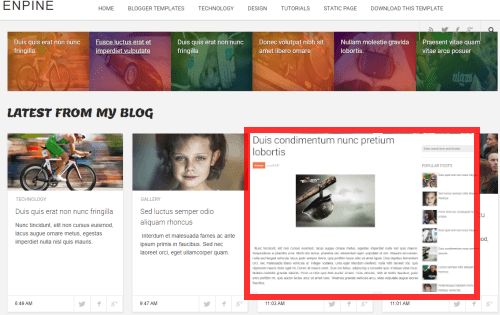  تحميل قالب بلوجر اجنبي  Enpine-Blogger